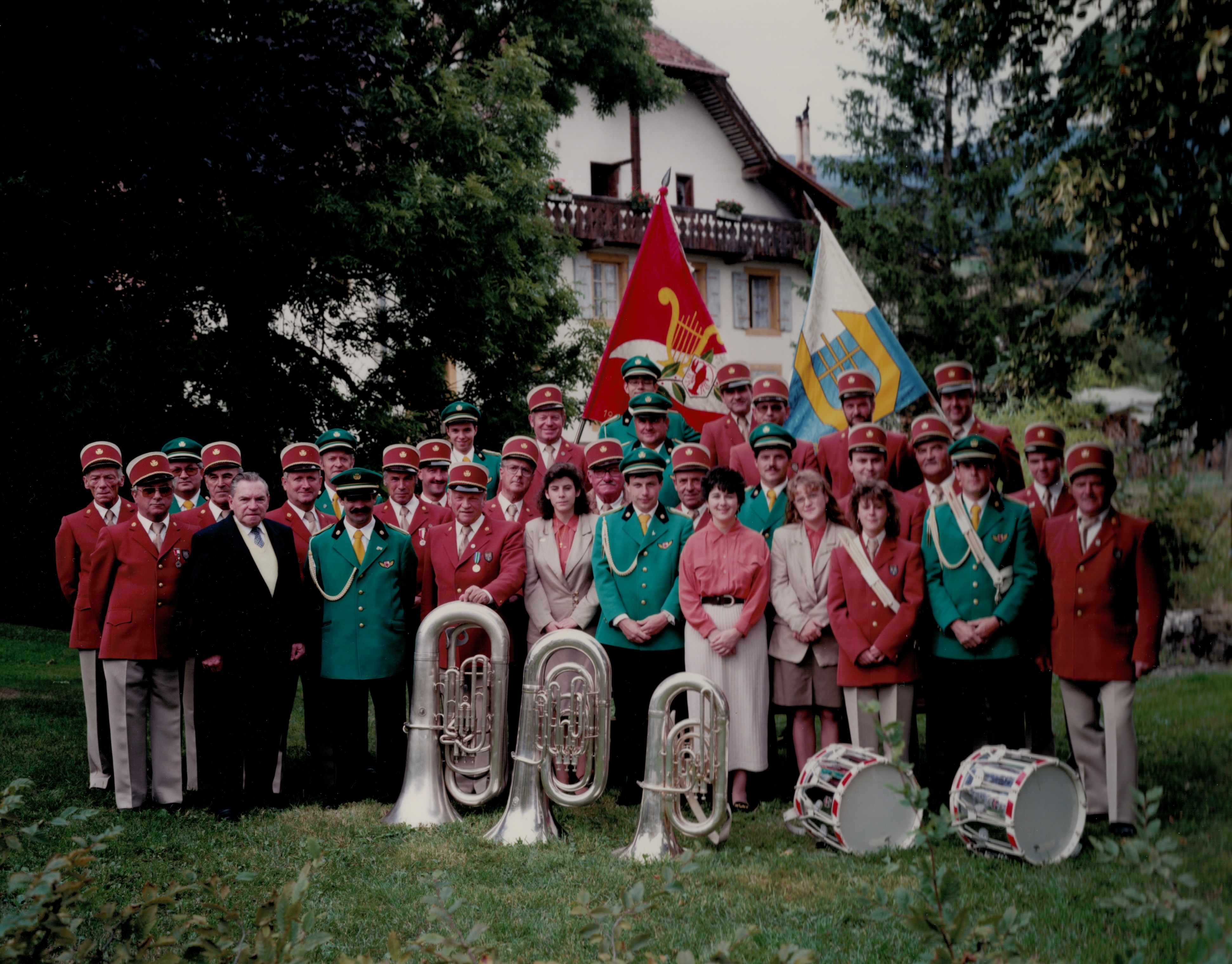 1995 Photo Groupe Champagne Onnens